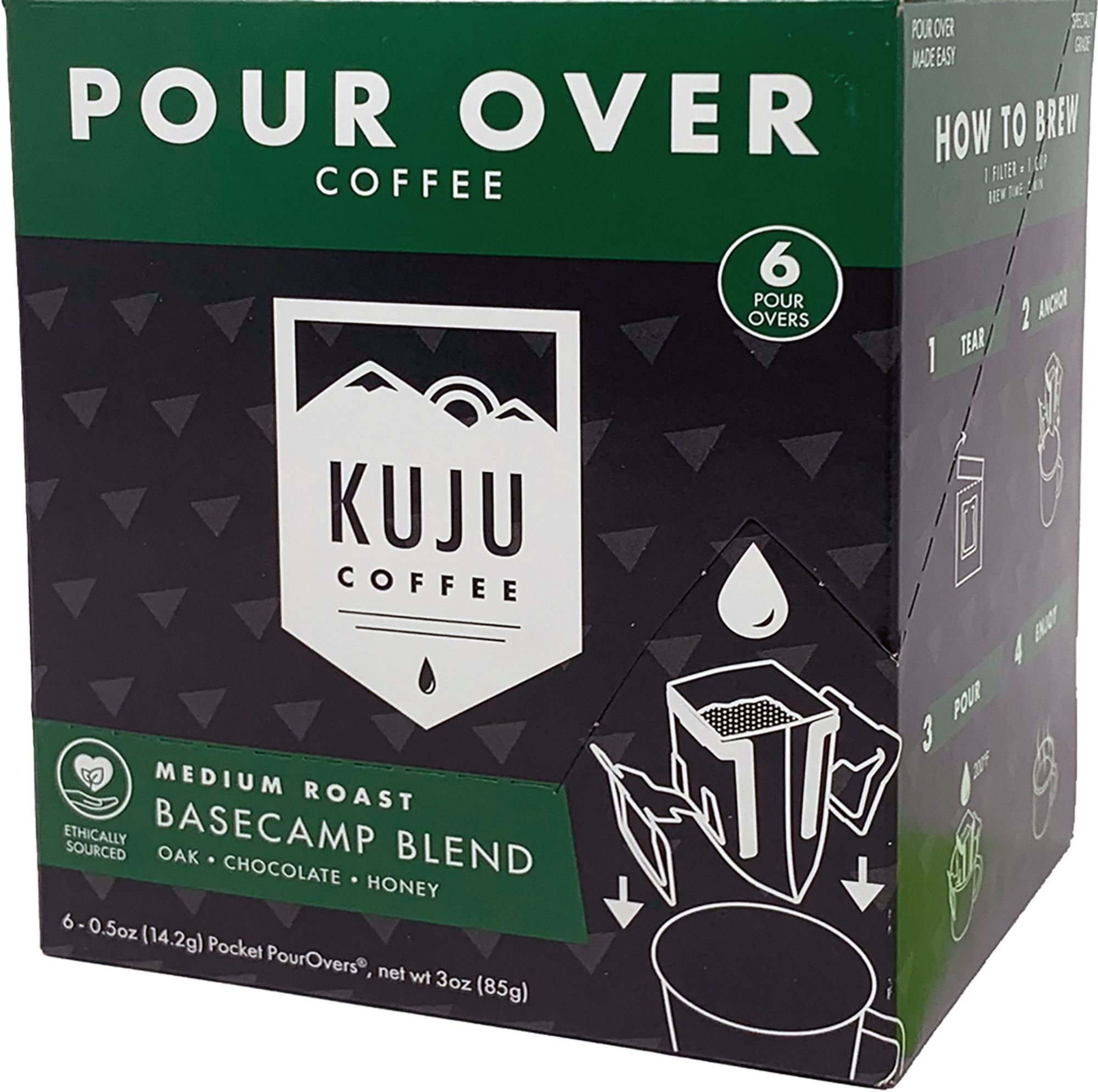 KUJU Coffee Basecamp Blend 6-Pack Coffee Box