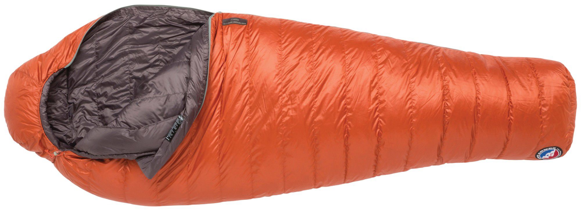 Photos - Suitcase / Backpack Cover Big Agnes Greystone 30 Sleeping Bag, Men's, Long, Rooibos 23TUMAGRYSTN30SL 