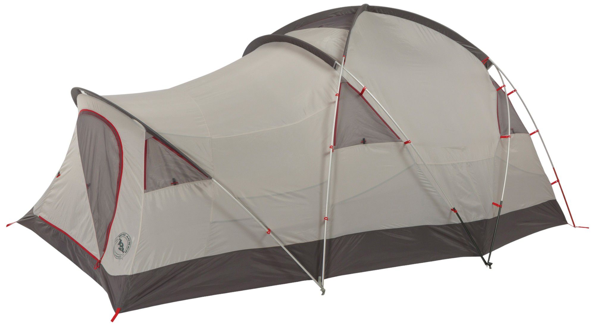Photos - Tent Big Agnes Mad House 6 Person , Red/Gray 23TUMMMDHS6PTNTS2CAT 