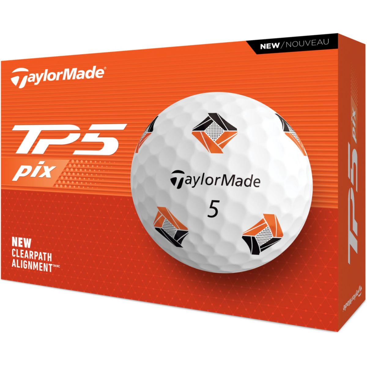 TaylorMade 2024 TP5x Stripe Golf Balls | Dick's Sporting Goods