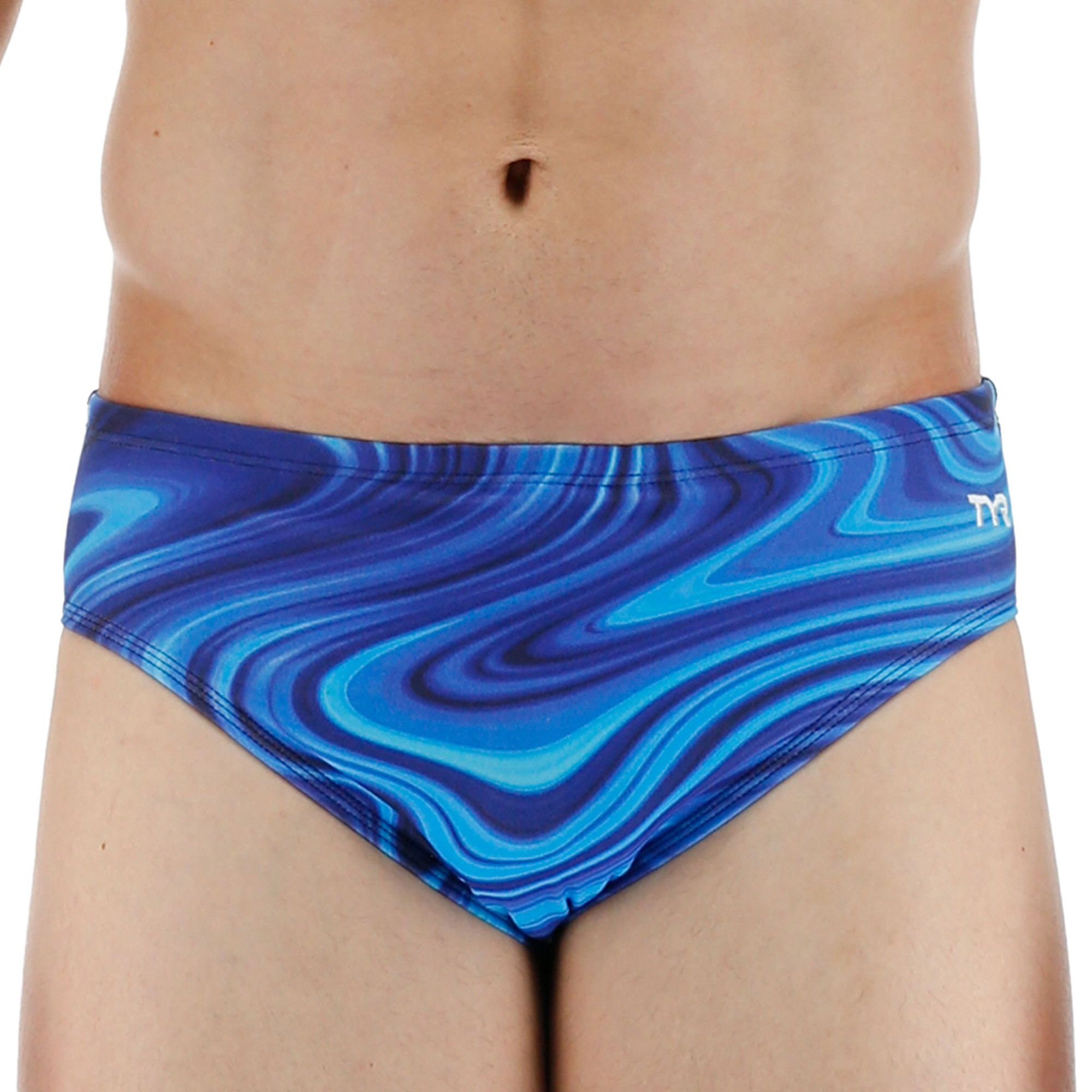 TYR Men's Durafast Elite Vitality Racer Brief Swimsuit