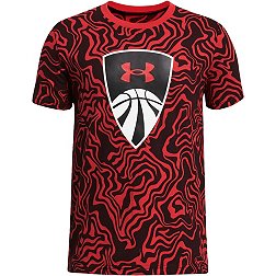 Under Armour Boys' Basketball Shield Printed T-Shirt