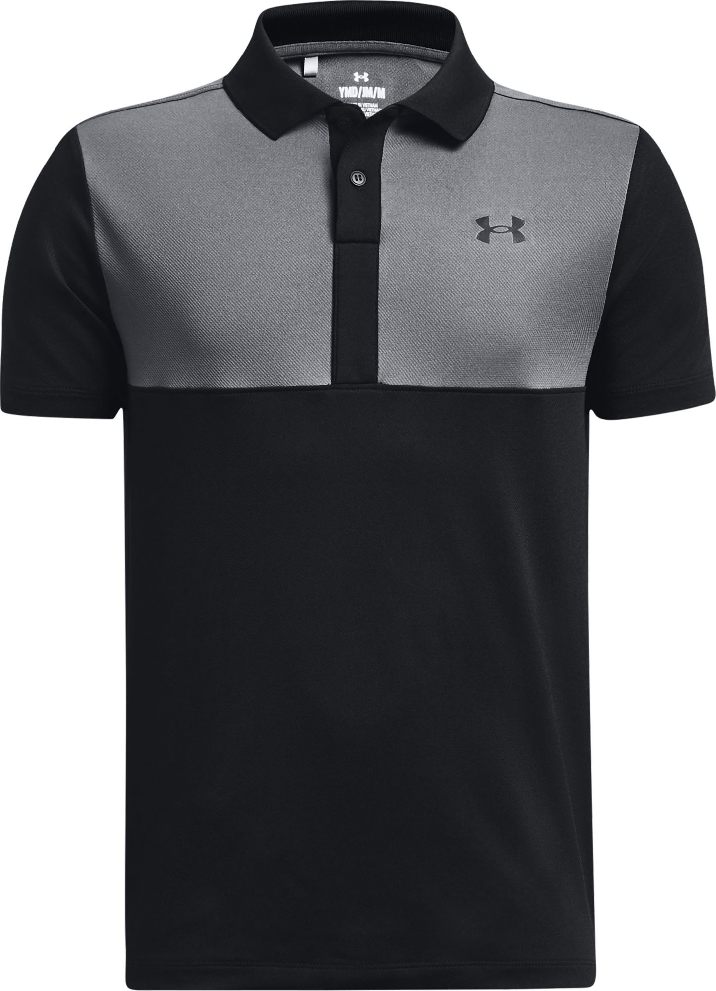 Under Armour Boys' Color Block Performance Short-Sleeve Golf Polo