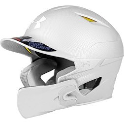 Under Armor Junior Converge Shadow Matte Baseball Batting Helmet w/ Adjustable Jaw Guard