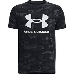 Under Armour Boys' Tech Logo Print Short Sleeve T-Shirt