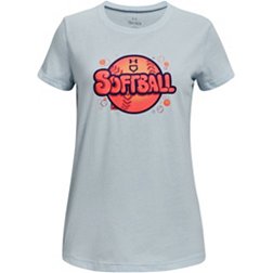 Under Armour Girls' Softball Bubbles T-Shirt