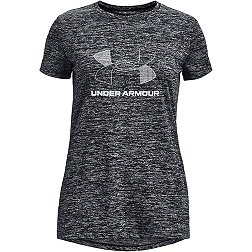 Under Armour Girls' Big Twist Logo T-Shirt