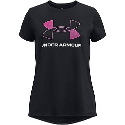 Under Armour Girls' Tech Logo T-Shirt