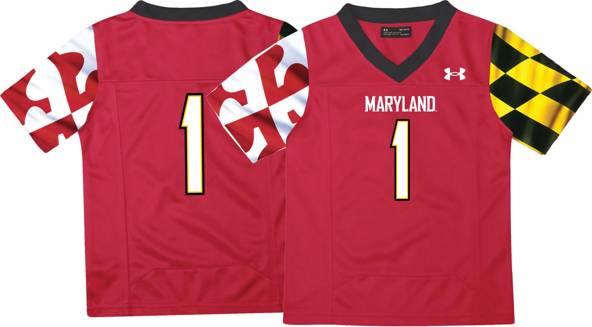Under Armour Infant Maryland Terrapins Red Replica Football Jersey