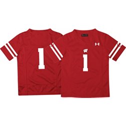 Under Armour Infant Wisconsin Badgers Red Replica Football Jersey