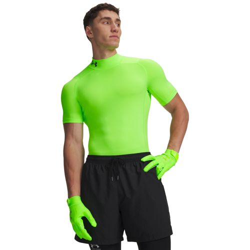 Under Armour Men's HeatGear Mock Neck Short Sleeve Compression Shirt