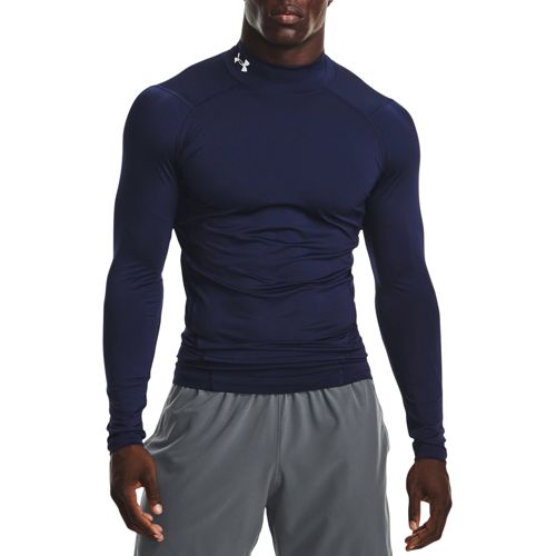 Under Armour Men's HeatGear Mock Neck Long Sleeve Compression Shirt