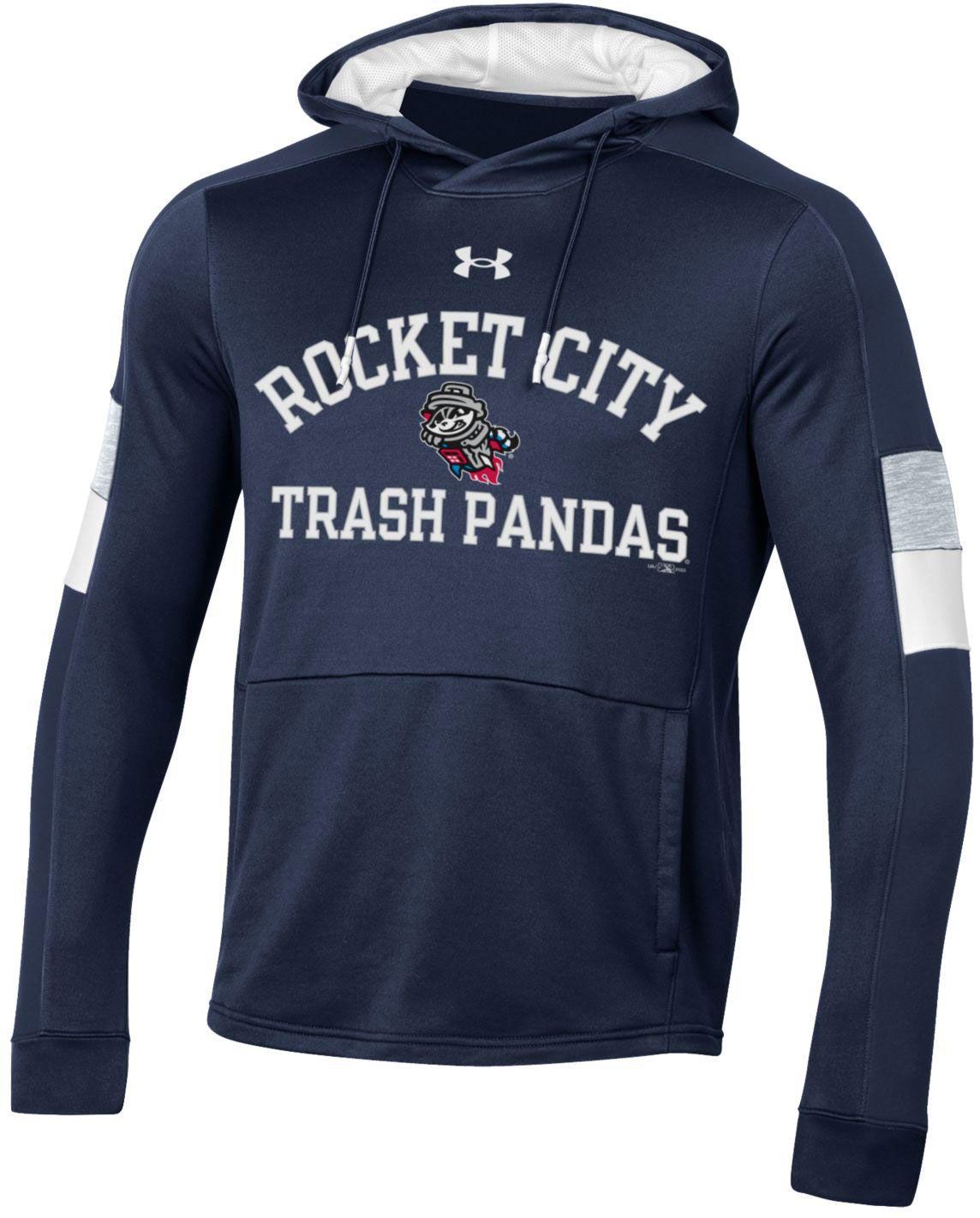 Under Armour Men's Rocket City Trash Pandas Navy Tech Hoodie