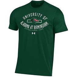 Under Armour Men's UAB Blazers Forest Green Performance Cotton T-Shirt