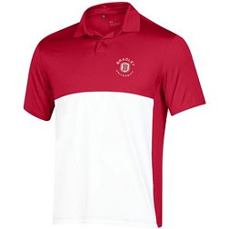 Under Armour Men's Bradley Braves Red Colorblock Polo