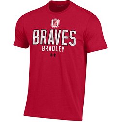 Under Armour Men's Bradley Braves Red Performance Cotton T-Shirt