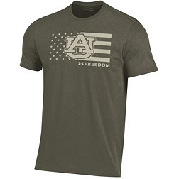 Under Armour Men's Auburn Tigers Olive Freedom Performance Cotton T-Shirt