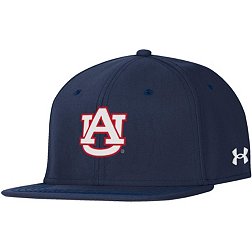 Under Armour Men's Auburn Tigers Navy Fitted Baseball Hat