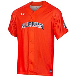 Under Armour Men's Auburn Tigers Orange Replica Baseball Jersey