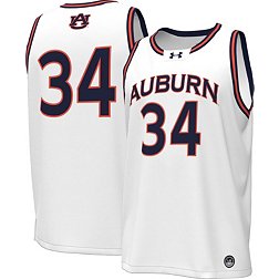 Under Armour Men's Auburn Tigers #34 White Replica Basketball Jersey