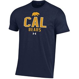Under Armour Men's Cal Golden Bears Blue Performance Cotton T-Shirt