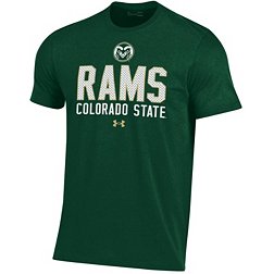 Under Armour Men's Colorado State Rams Green Performance Cotton T-Shirt