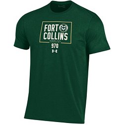 Under Armour Men's Colorado State Rams Forest Green 970 Area Code T-Shirt