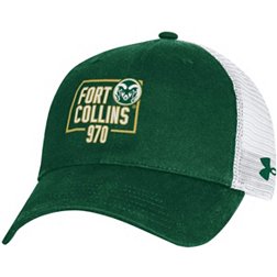 Under Armour Men's Colorado State Rams Green Area Code Adjustable Trucker Hat
