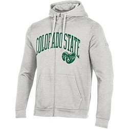 Under Armour Men's Colorado State Rams Silver Heather All Day Full-Zip Hoodie