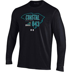 Under Armour Men's Coastal Carolina Chanticleers Black 843 Area Code Long Sleeve T-Shirt