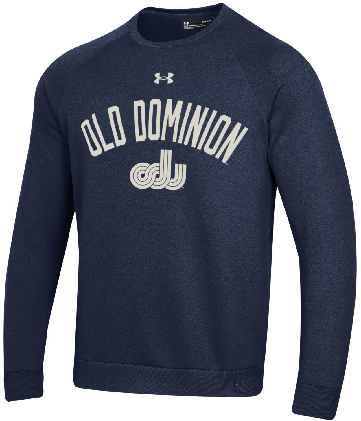 Under Armour Men's Old Dominion Monarchs Blue All Day Fleece Crew Sweatshirt