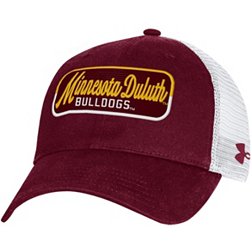 Under Armour Men's Minnesota-Duluth  Bulldogs Maroon Performance Washed Cotton Adjustable Trucker Hat