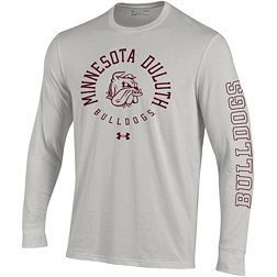 Under Armour Men's Minnesota-Duluth  Bulldogs Silver Heather Performance Cotton Long Sleeve T-Shirt