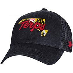 Under Armour Men's Maryland Terrapins Black Maryland Pride Adjustable Trucker Hat