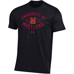 Under Armour Men's Maryland Terrapins Black Performance Cotton T-Shirt