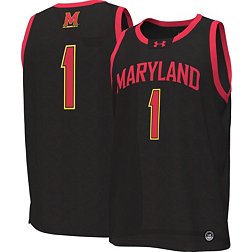 Under Armour Men's Maryland Terrapins #1 Black Replica Basketball Jersey