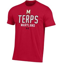 Under Armour Men's Maryland Terrapins Red Performance Cotton T-Shirt