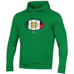 Under Armour Men's Notre Dame Fighting Irish Green Irish Flag Pullover Hoodie