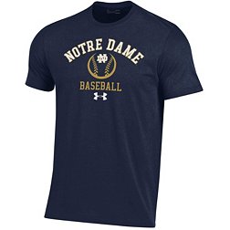 Under Armour Men's Notre Dame Fighting Irish Baseball Navy T-Shirt
