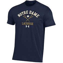 Under Armour Men's Notre Dame Fighting Irish Lacrosse Navy T-Shirt
