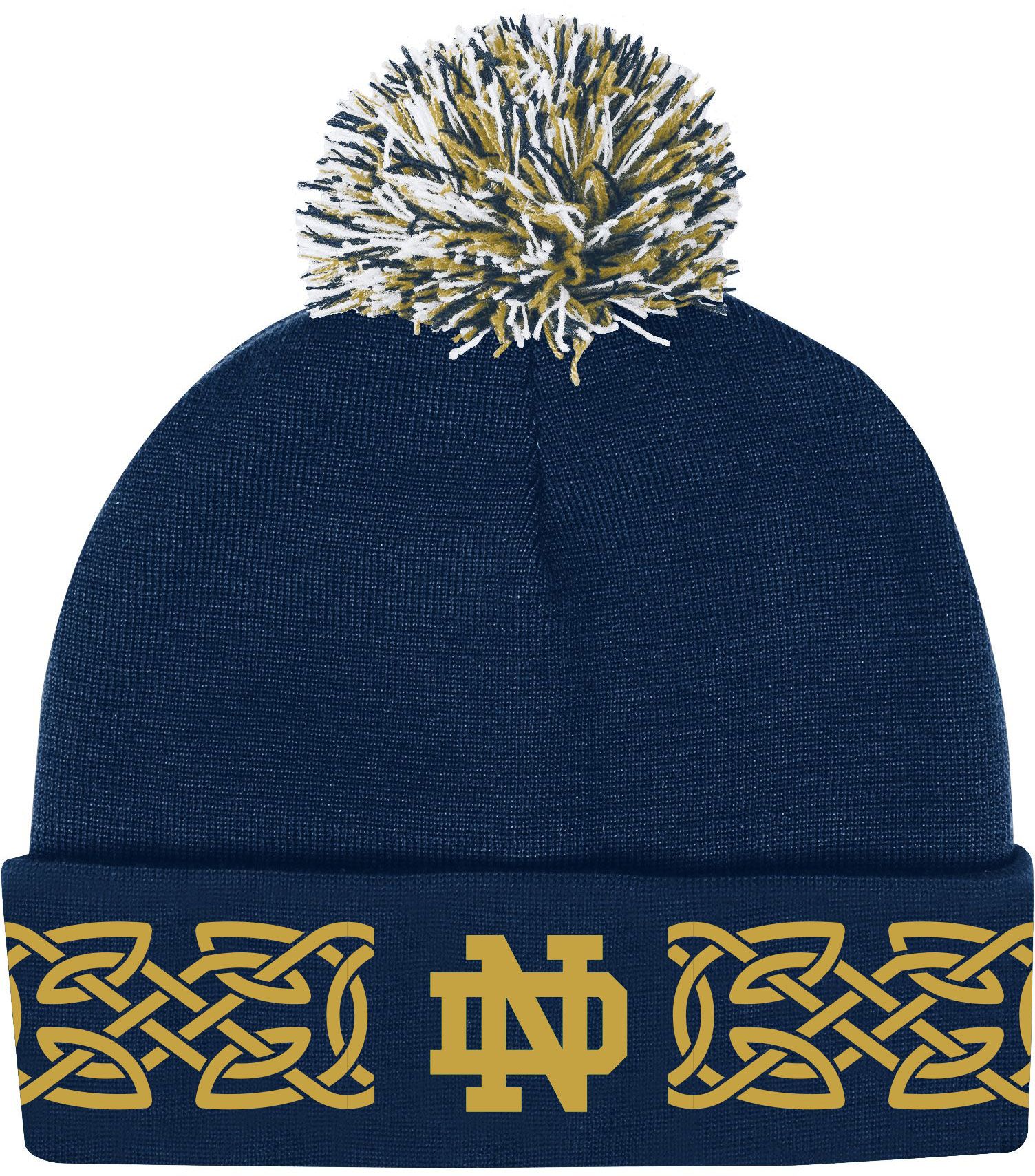 Under Armour Iconic Collection Notre Dame Beanie Under Armour Notre Dame Fighting Irish Cuffed Knit Pom  main image 3