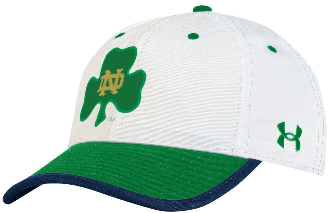 Under Armour Men's Notre Dame Fighting Irish Kelly Green Iconic Adjustable Hat