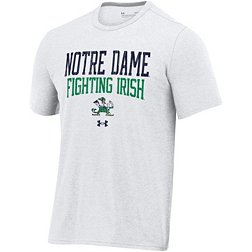 Under Armour Men's Notre Dame Fighting Irish White All Day Tri-Blend T-Shirt
