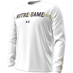 Under Armour Men's Notre Dame Fighting Irish White Long Sleeve T-Shirt