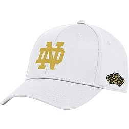Under Armour Men's Notre Dame Fighting Irish White Blitz Adjustable Baseball Hat