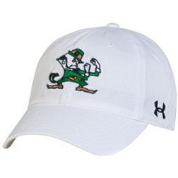 Under Armour Men's Notre Dame Fighting Irish White Unstructured Adjustable Hat