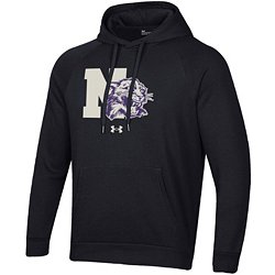 Northwestern Wildcats Ladies Under Armour Athletic Lined Black Short with  Side Pockets