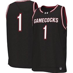 Under Armour Men's South Carolina Gamecocks #1 Black Replica Basketball Jersey