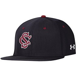 Under Armour Men's South Carolina Gamecocks Black Fitted Baseball Hat