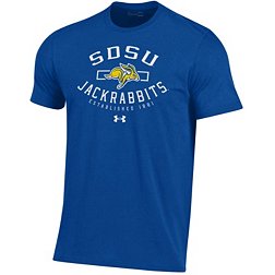 Under Armour Men's South Dakota State Jackrabbits Blue Performance Cotton T-Shirt